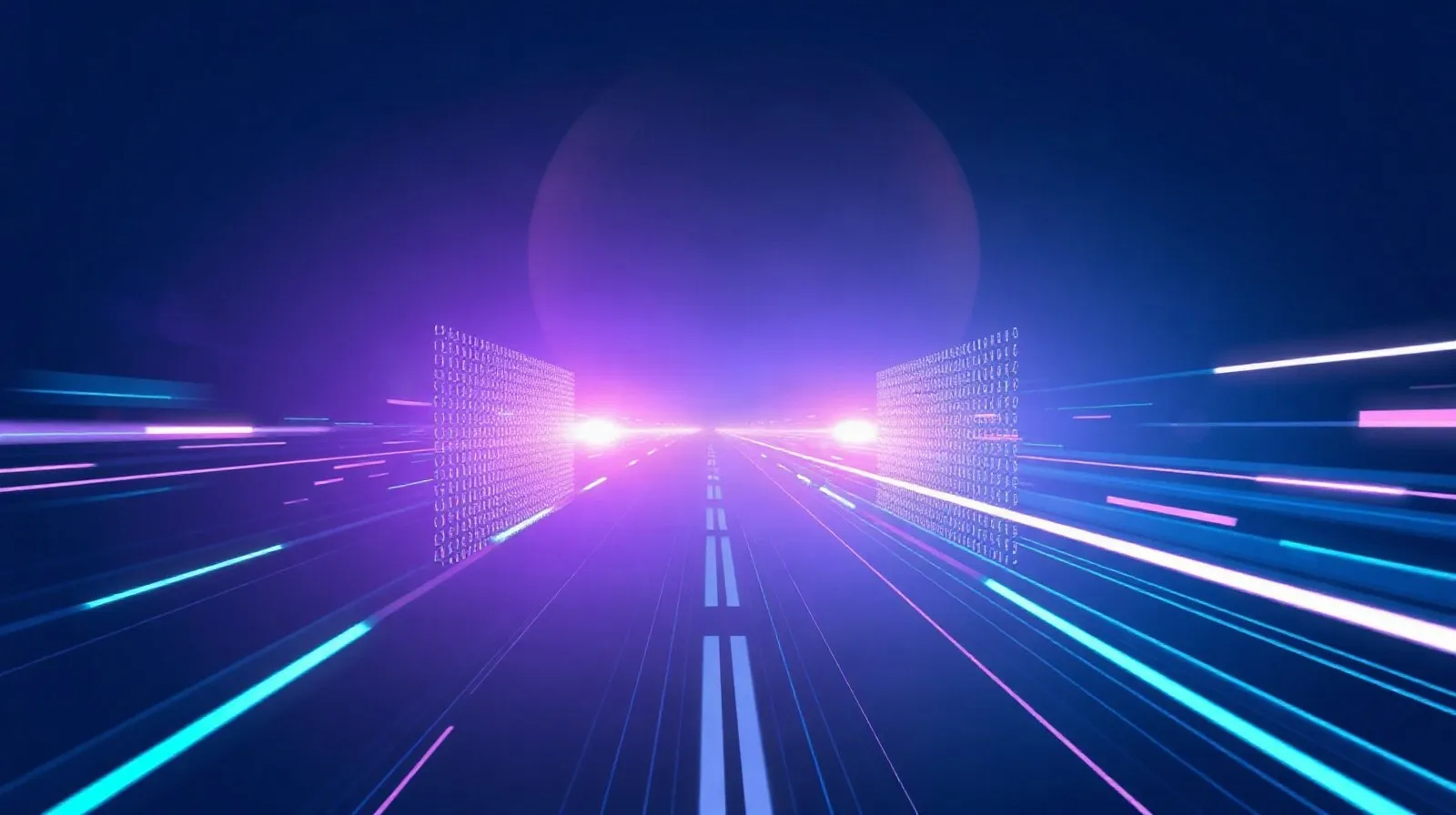 Ilustración abstracta de dos paneles digitales compitiendo en velocidad, representando la comparación entre dos plataformas de videojuegos