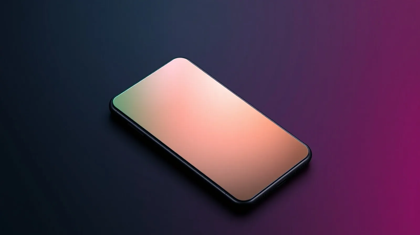 Ilustración abstracta con tres tonos de color -rosa fucsia, verde musgo y negro medianoche- que representan las nuevas variantes filtradas del Google Pixel 11