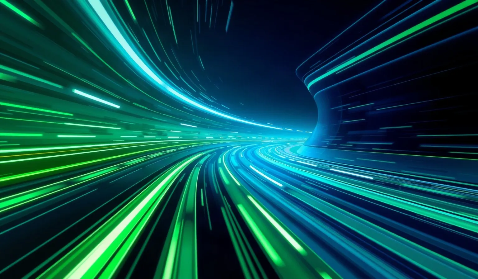 Ilustración abstracta de líneas de velocidad y patrones digitales representando la llegada de un videojuego de carreras a una nueva plataforma