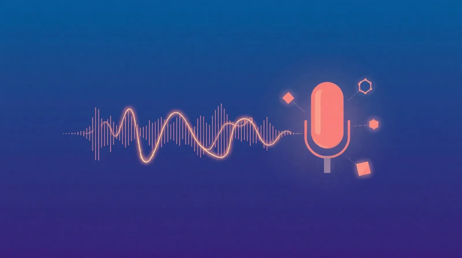 Ilustración abstracta de una interfaz de asistente digital que se transforma en otra, simbolizando el cambio de Google Assistant a Gemini